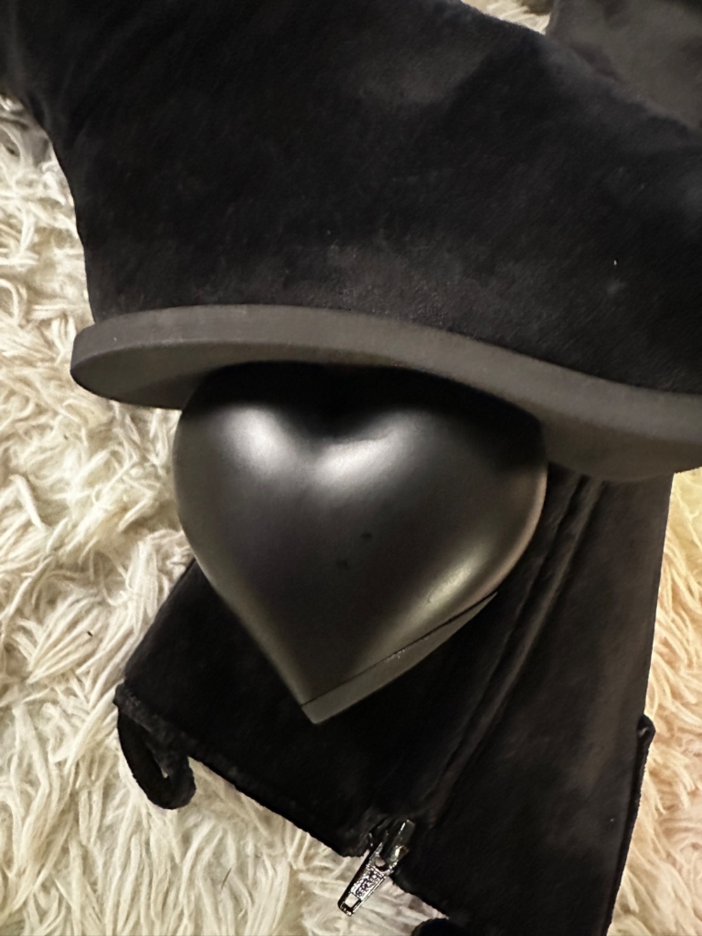 NWT Yume Yume Love Boot in Black Velvet Size 37 - Picture 8 of 13